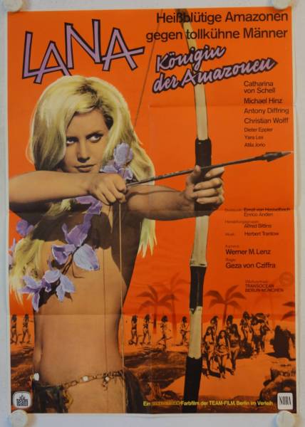 Lana - Königin der Amazonen originales deutsches Filmplakat